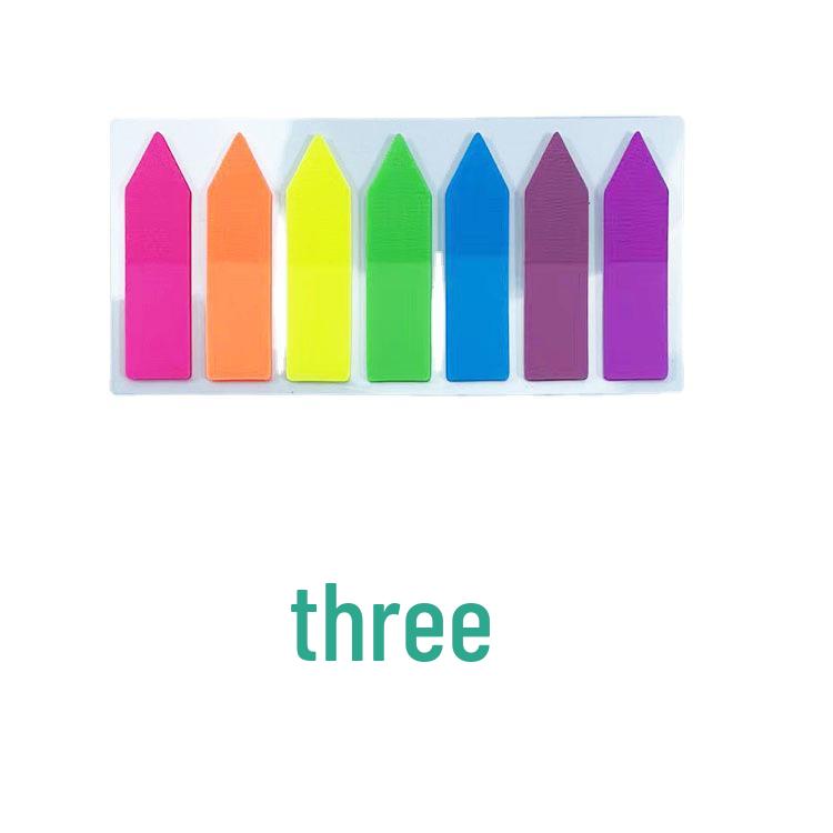 Translucent Student Key Point Marker Stickers - Fluorescent Index Labels and Sticky Notes
