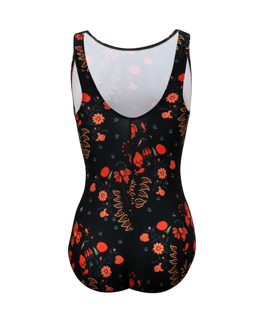 Akuatika Women'S Mid-Cut Indoor Swimsuit Aqa1664 3-Piece Pouch Set