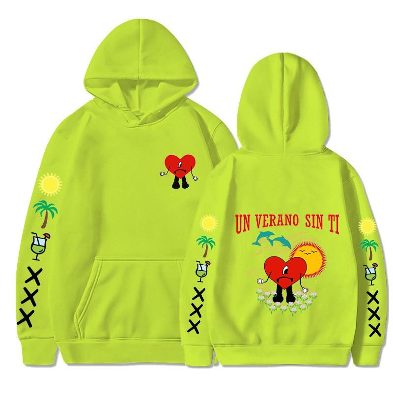 Bad Bunny Un Verano Sin Ti Hoodie Men Women Casual Graphic Sweatshirt