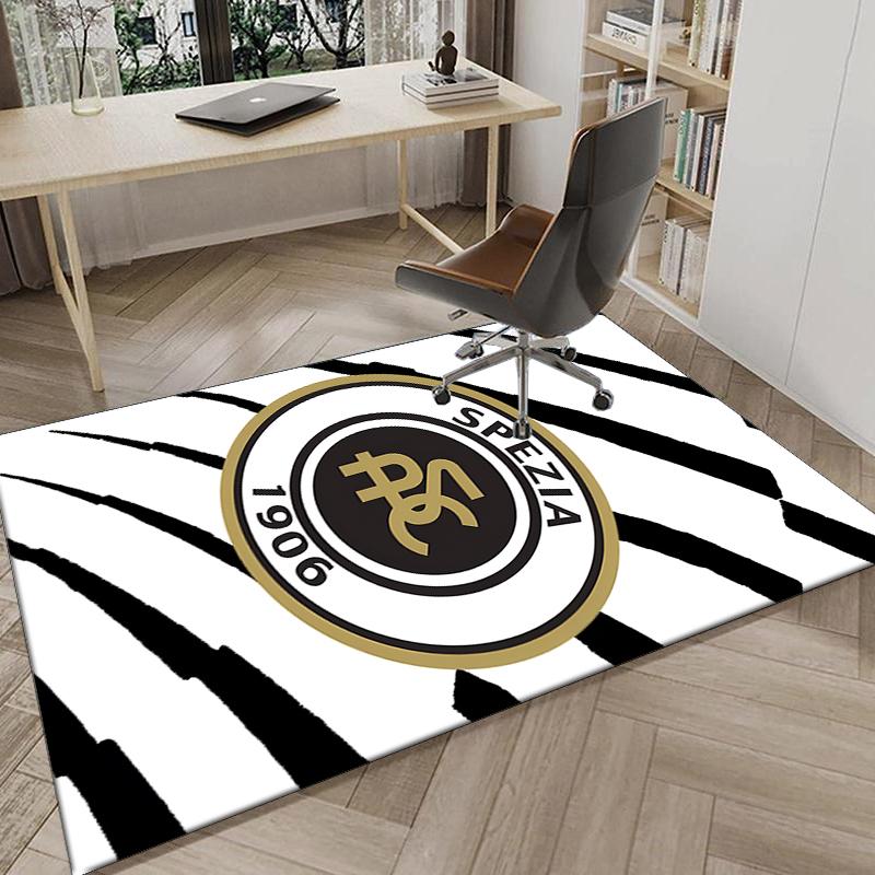 1PC Spe-zia 1906 Emblem Rug Game Carpet, Floor Mat for Bedroom Living Room Entryway Rug, Home Decor Idea Gift for Christmas birthday