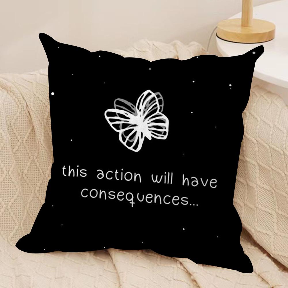 LLife Is Strange Cushion Cover Soft Plush Fabric DoubleSided Printed Sofa Cushion Cover for All Seasons Home Decor Gift