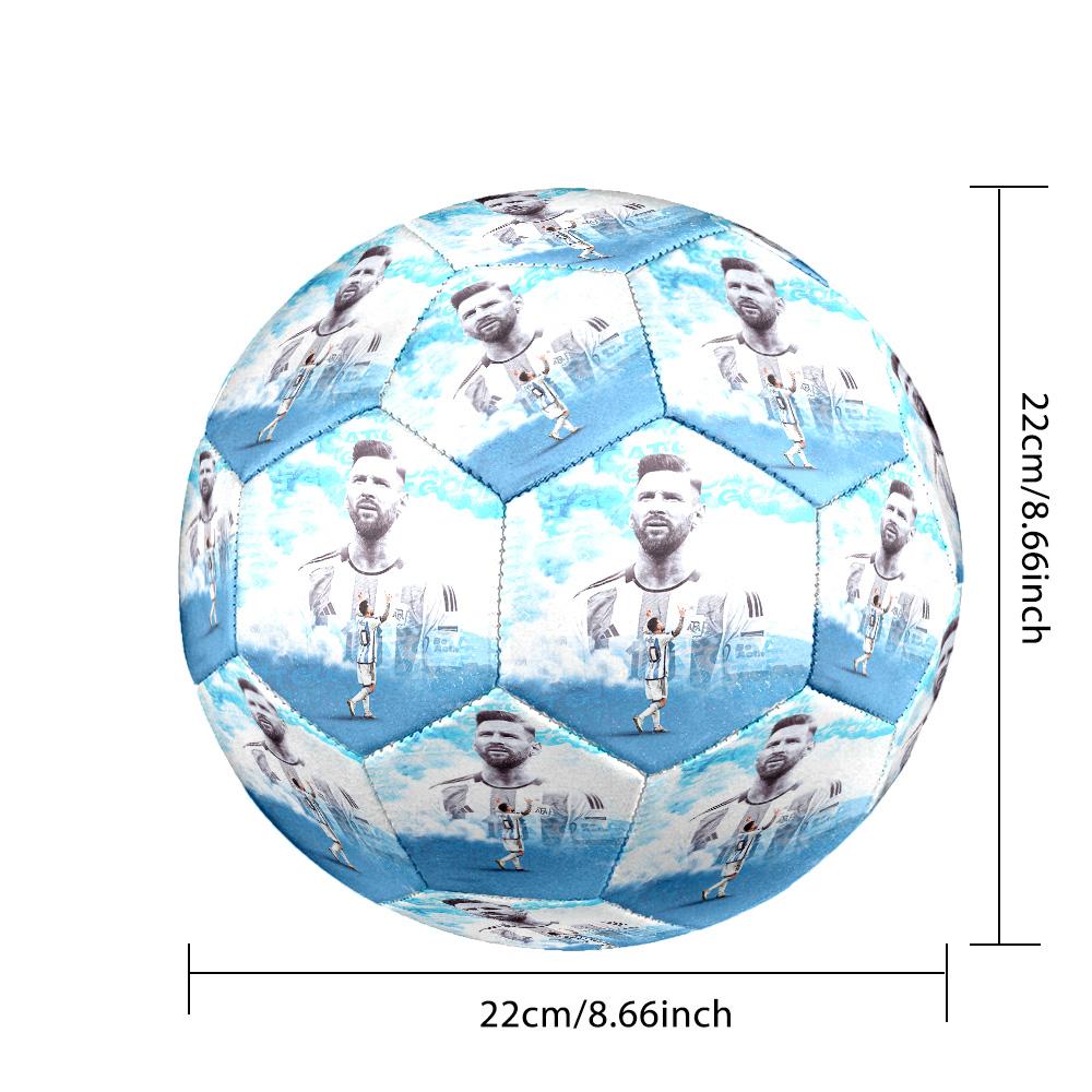 Argentina's Messi Celebration Size 5 Soccer Ball Machine-Stitched Indoor/Outdoor Training and Matches for Football Accessories