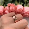Woman Ring Stainless Steel Fashion Festival Birthday Wedding Party Work Shop School Date Travel Trendy Jewelry for