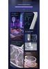 Rechargeable Electric Mosquito Swatter & Lamp with Wall-Mounted Charger and Automatic Luring Repellent.