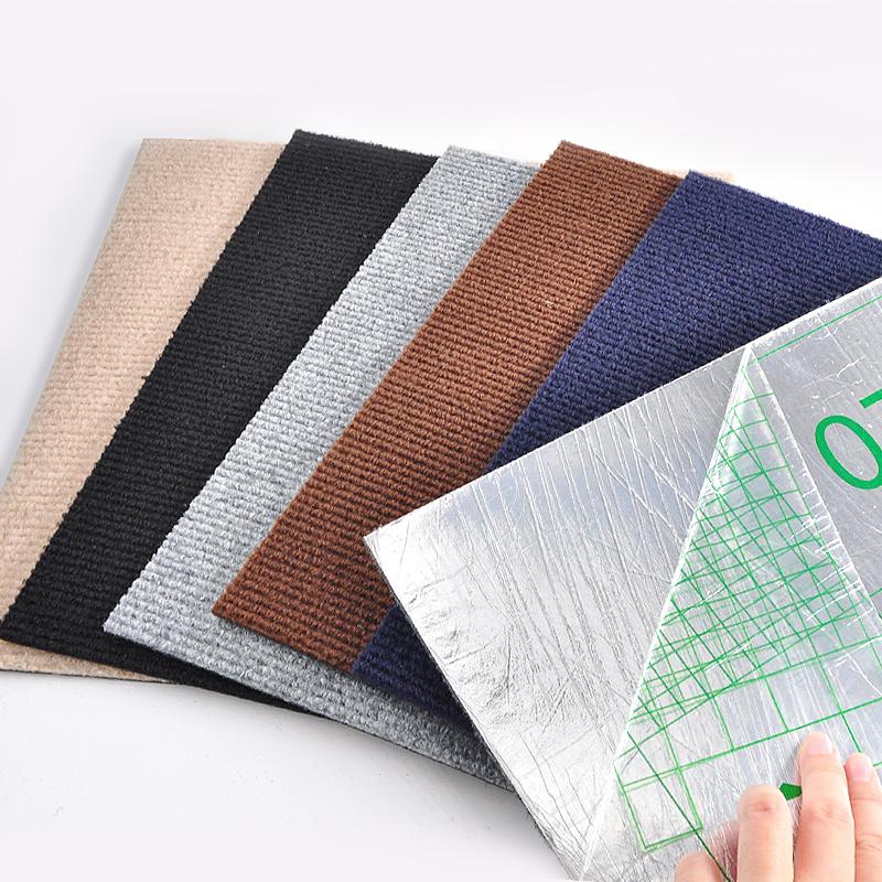 40 SZT Samoprzylepny Kwadrat Dywanowy 30x30cm Peel Stick Zdejmowana Naklejka Maty Podłogowe do DIY Wyposażenie Domu Płytki Korytarz Wewnętrzny