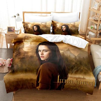 Twilight Series Duvet Cover Set And Pillowcases Vampire Movies Single King Full Fashion Bedding Set For Adults Duvet Cover
