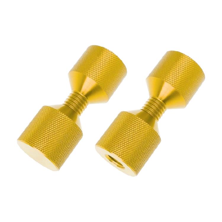 Industrial Strength 2Pcs Two Hole Pins Aluminum Flange Alignment Precisions Machined Flange Pin for Large Scale Machin