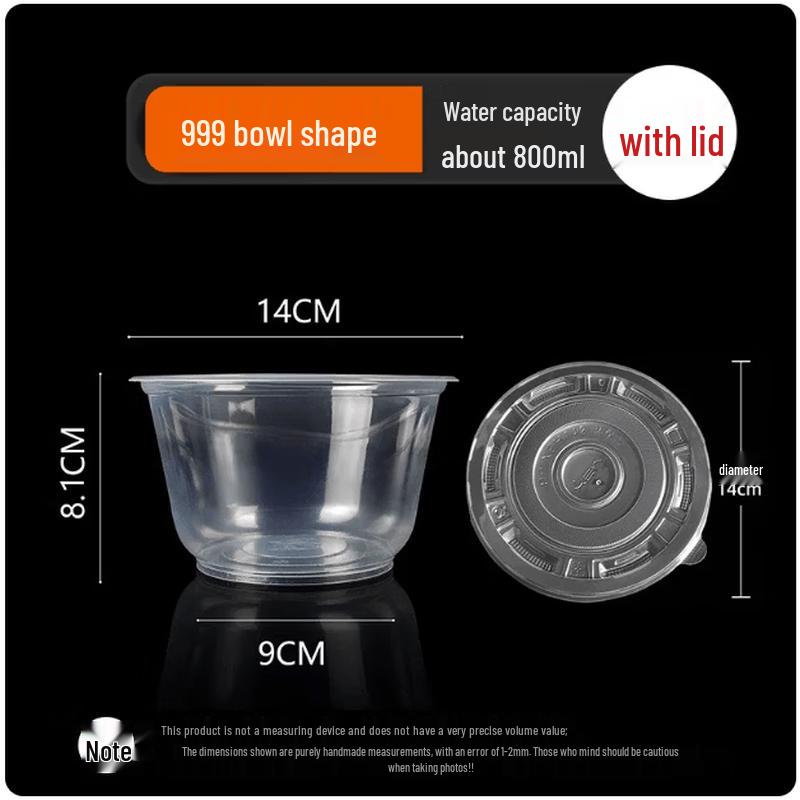 Xingduo Disposable Food Grade Plastic Bowls with Lids