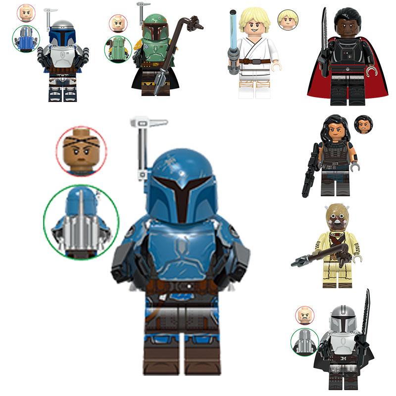 Star Wars Din Djarin Building Block Plastic Childern Edcation Present Birthday