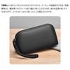 Leather Mini Second Bag Bag Clutch Bag Small Thick Leather Hand Strap Handbag Wedding Bag Formal Business Ceremonial Bag Black Brown [Whatna] 2-way