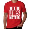 Old Lives Matter T-Shirt tops quick drying boys whites anime clothes t shirts casual stylish