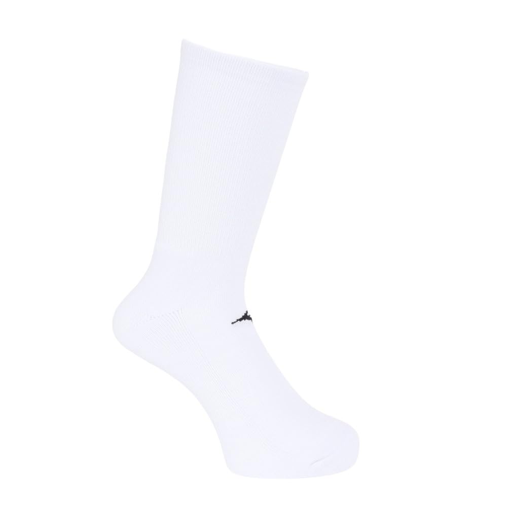 Normale Länge Fußballsocken Größen, Freizeit, Unisex, Erwachsener, Weiß, 25-27cm (P2MXB065)