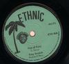 7inch Record KING SCRATCH  JAH LLOYD  Fist Of Fury  Spiritual Whip ETH16 Ethnic 1974 UK Reggae Ska  Dub Used