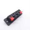 4 Position Spring Wiring Connector 1Pc Secure Audio Speaker Clips for Car Audio Modification Home Theater Wiring