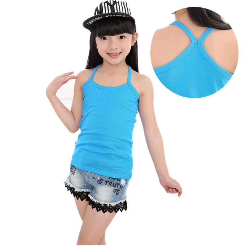 Camiseta de Tirantes de Algodón para Niños: Capa Base de Verano para Niños y Niñas