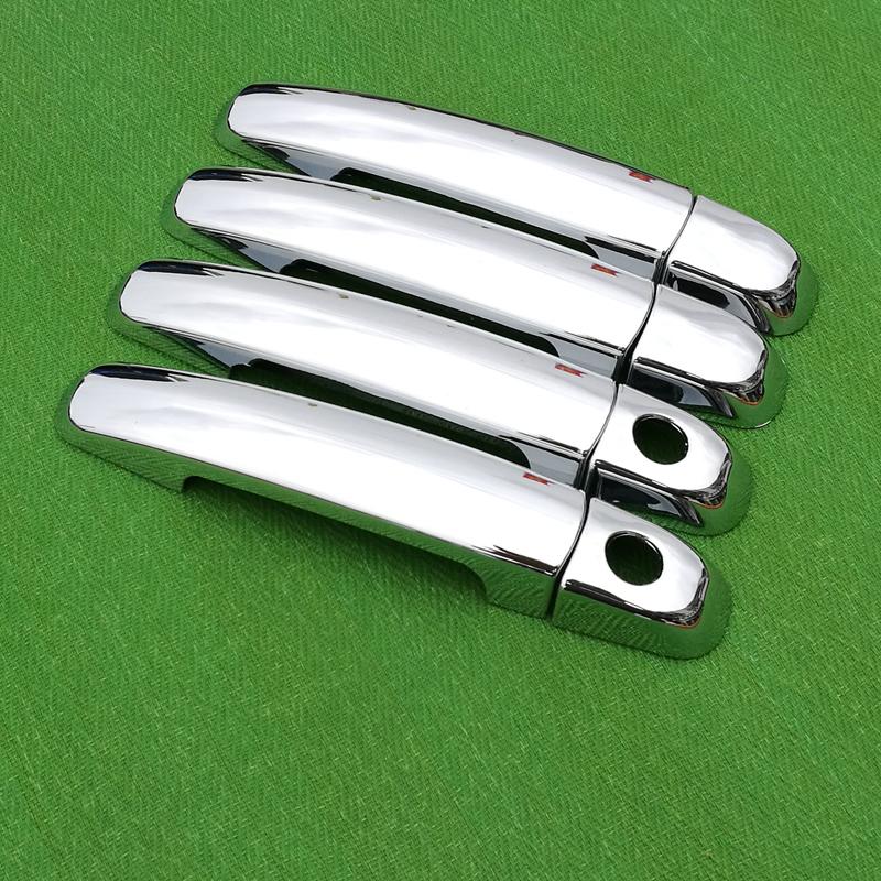 For Suzuki Swift 2004 - 2015 Chrome Handle Cover Trim Set Maruti DZire 2005 2007 2009 2011 2013 Accessories Stickers Car Styling