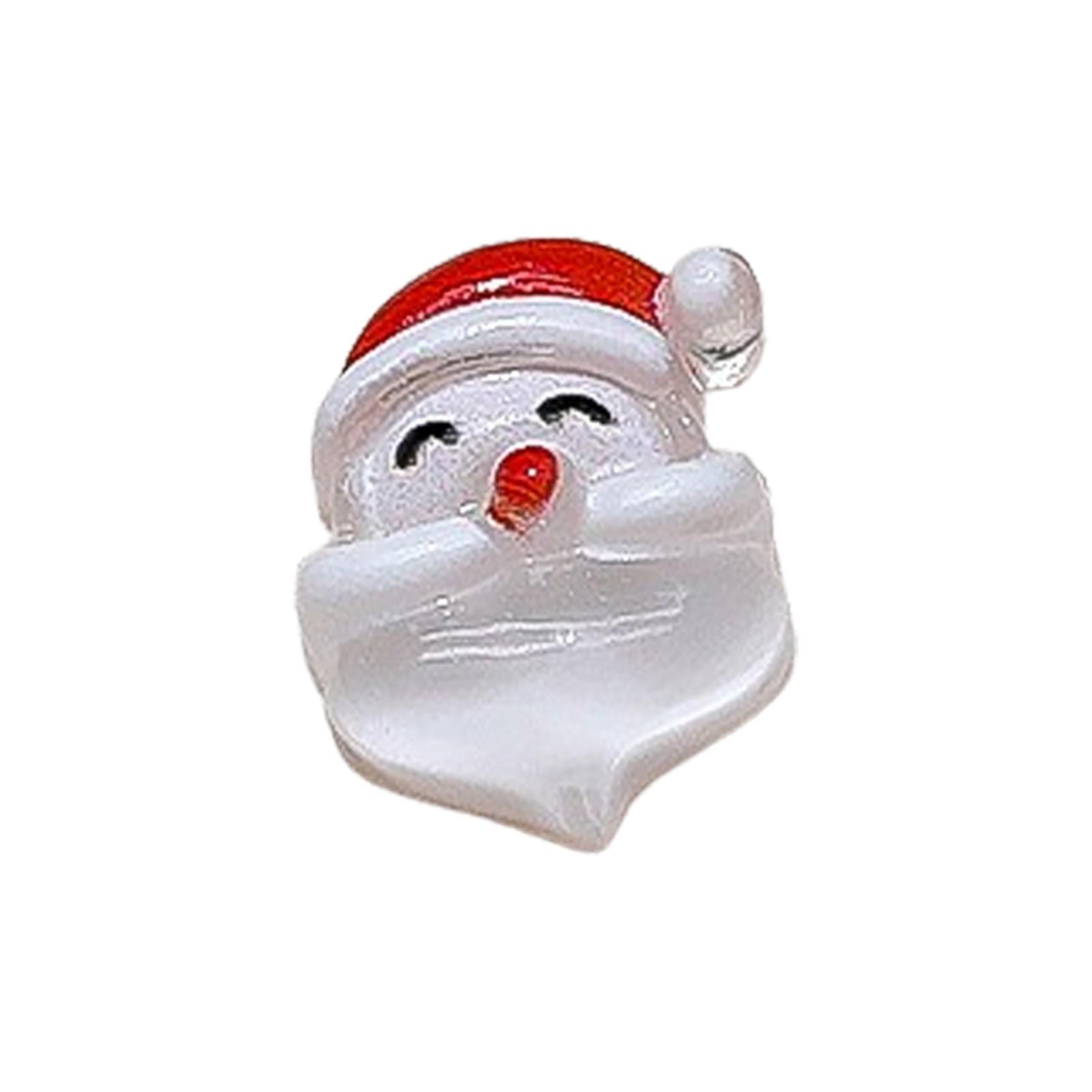 

Nail Jewelry Resin Jelly Fine Flash Cartoon Elk Snowman Nail Drill One Size