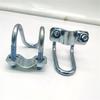 10Pcs Cross Pipe Clamp Double U-shaped Screw Bolt Horizontal Vertical Connector Stainless Steel Pipe Connector Fixator