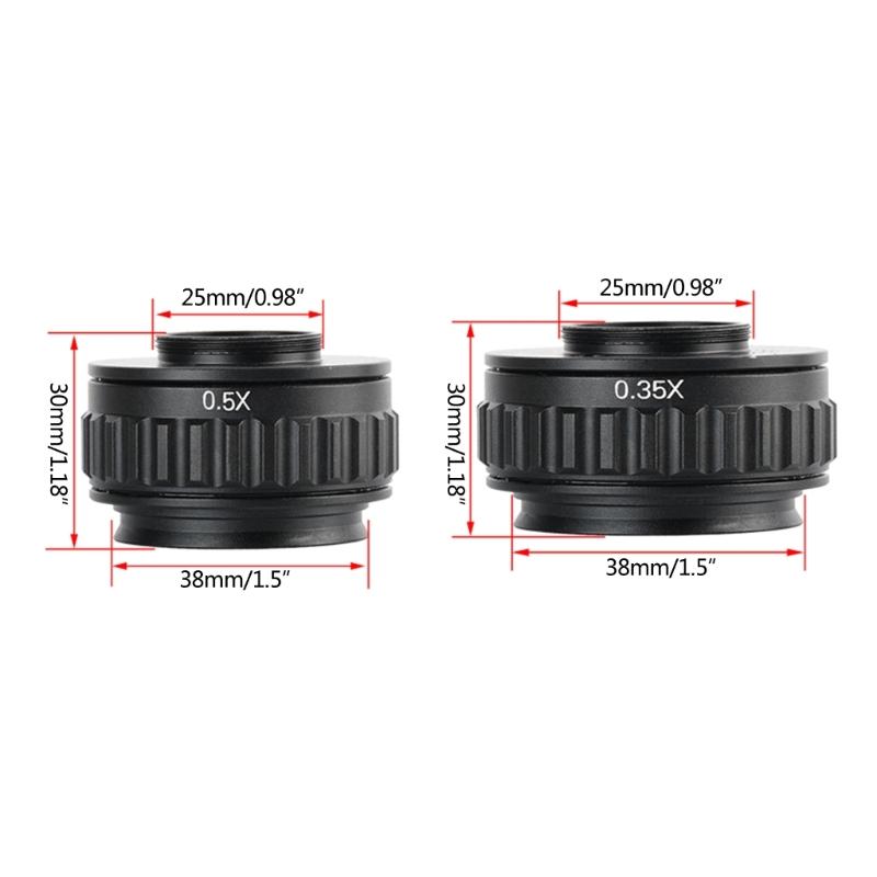 Microscope Adapter CTV Microscope Lens Camera Interface Adapters Mount Lens Adapter Microscope Accessory for Trinocular