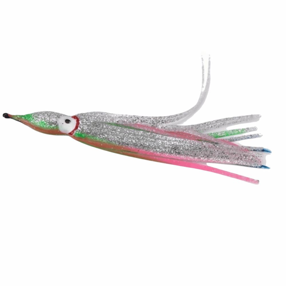 50PCS Mixed Color Octopus Fishing Lures Soft Saltwater Fishing Lures  Trolling Fishing