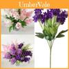 Deslumbrante Arranjo de 5 Cabeças de Jacinto Artificial Flores de Seda Falsa Perfeito Para Casamentos e Eventos