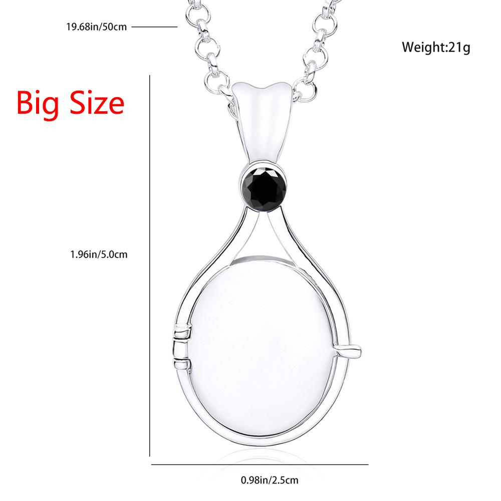 H2o Otwierany Metalowy Wisiorek Naszyjnik Srebrny Kolor z Kryształową Syrenką Biżuteria Filmowa TV dla Kobiet Dziewcząt Urocze Naszyjniki