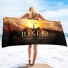 Pray to god Microfiber Lightweight Thin Beach Towels,Compact Sand Free Swim Pool Blanket for Outdoor Traveling on Vacation