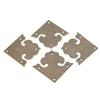 10PCS One Sided Antique Decorative Box Corner Vintage Metal Book Corner Protector  Corner Protectors