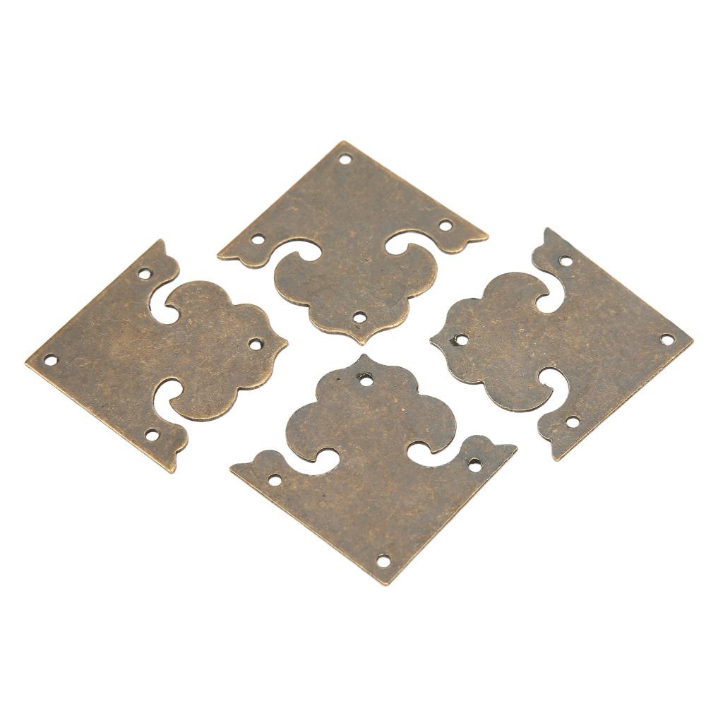 10PCS One Sided Antique Decorative Box Corner Vintage Metal Book Corner Protector Corner Protectors