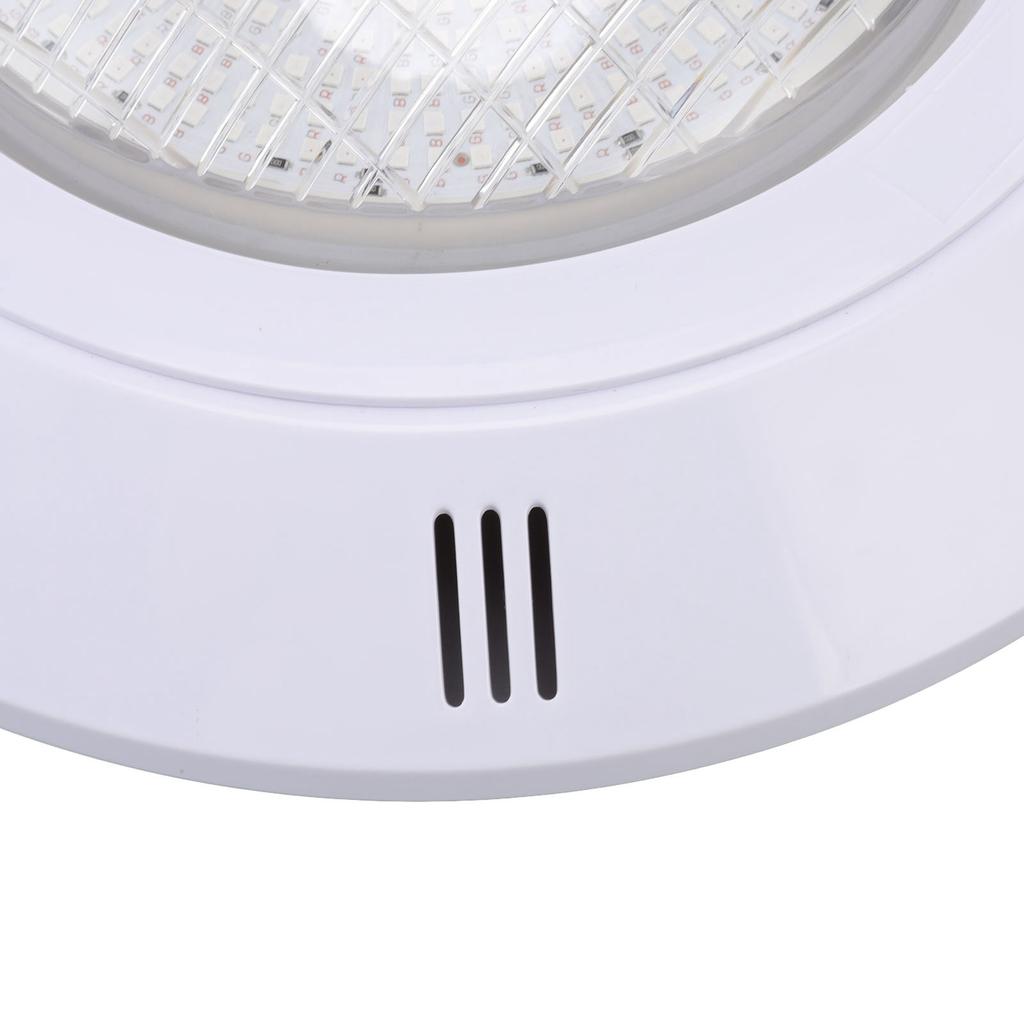 Pool LED Lights AC12V RGB Colorful IP68 Waterproof Remote Control High Transmittance Durable ABS Aquarium Pool Light 18W