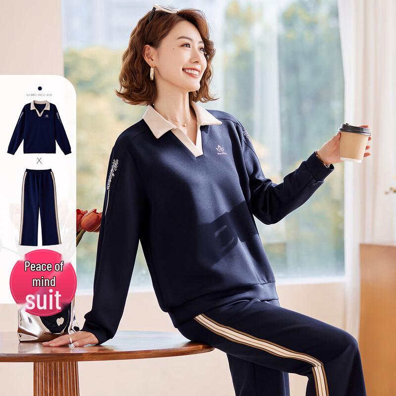 

Paster Women s Casual Sports Sweatshirt & Pants Set 4XL