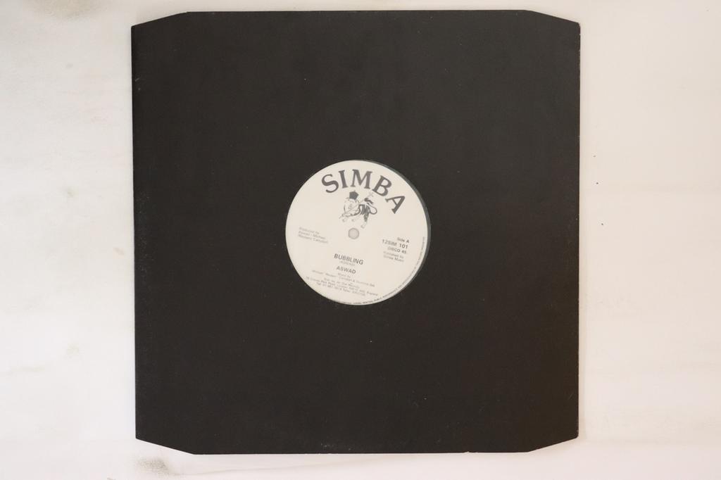 12inch Record ASWAD - Bubbling / Dubbling 12SIM101 SIMBA 1985 UK Reggae, Ska & Dub Used