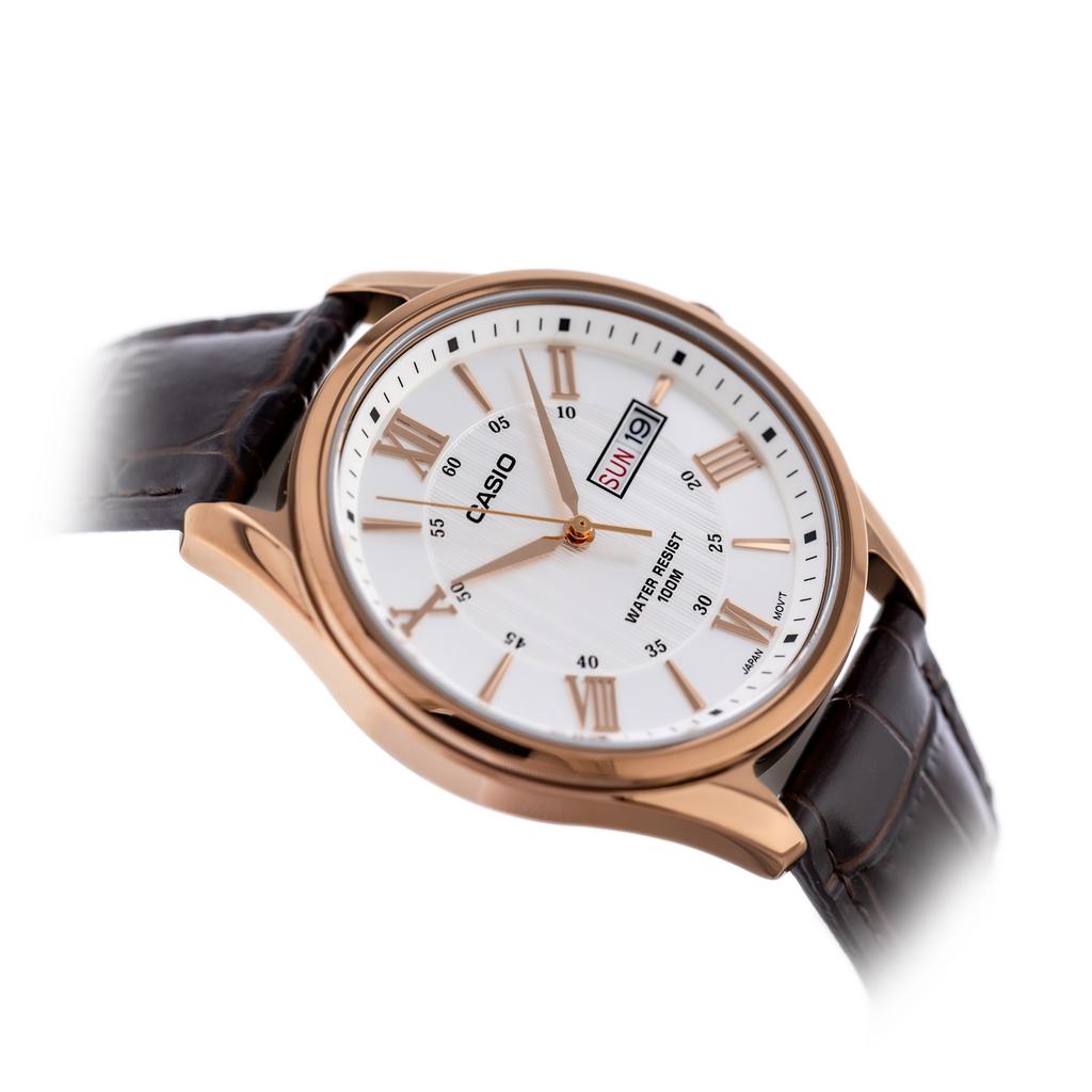 HERREKLOKKE CASIO MTP-1384L-7A + ESKE