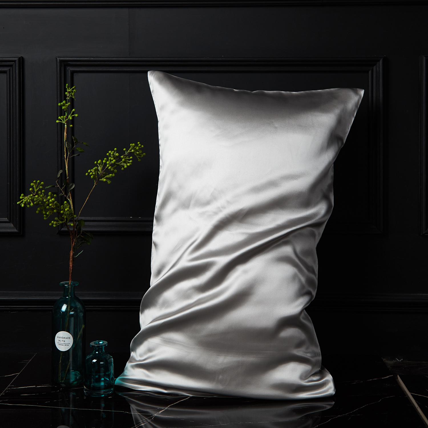 22 Momme 100% Natuurlijk Moerbeizijde Kussensloop Dubbelzijdig Pure Zijde Kussenhoes Zacht Ademend voor Haar en Huid 480*740mm