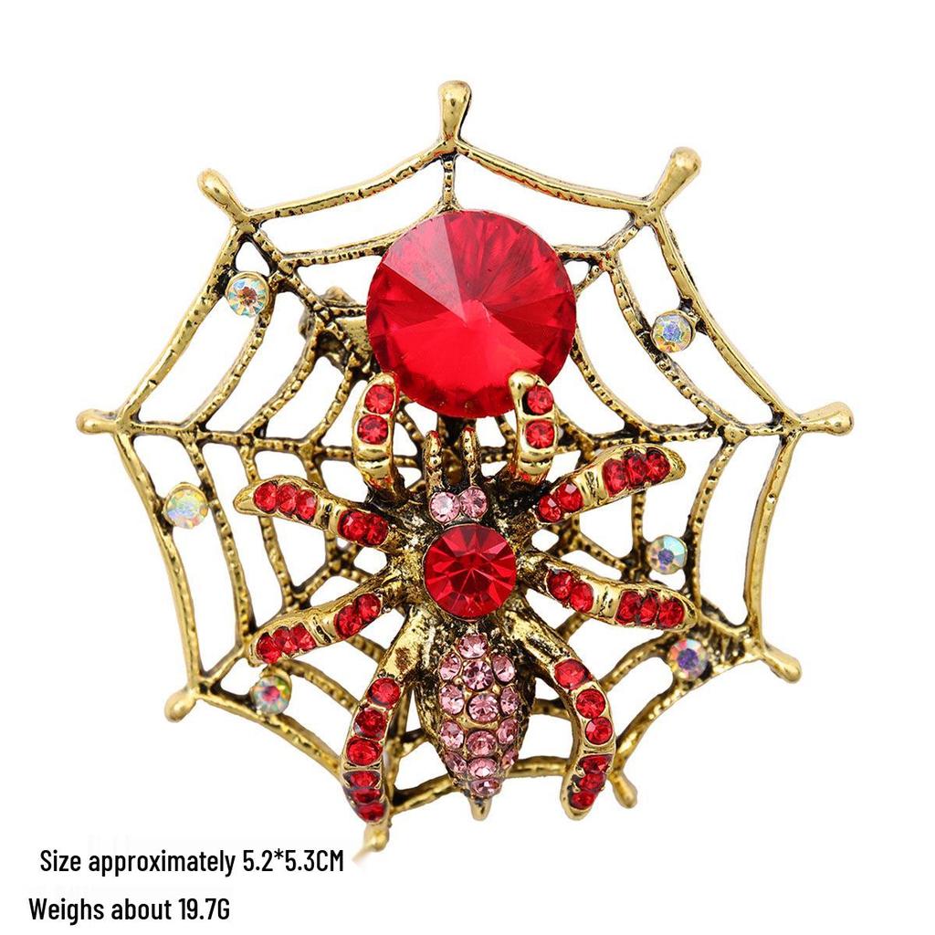 Halloween Retro Zodiac Snake Brooch - Enamel Pin Suit Accessory