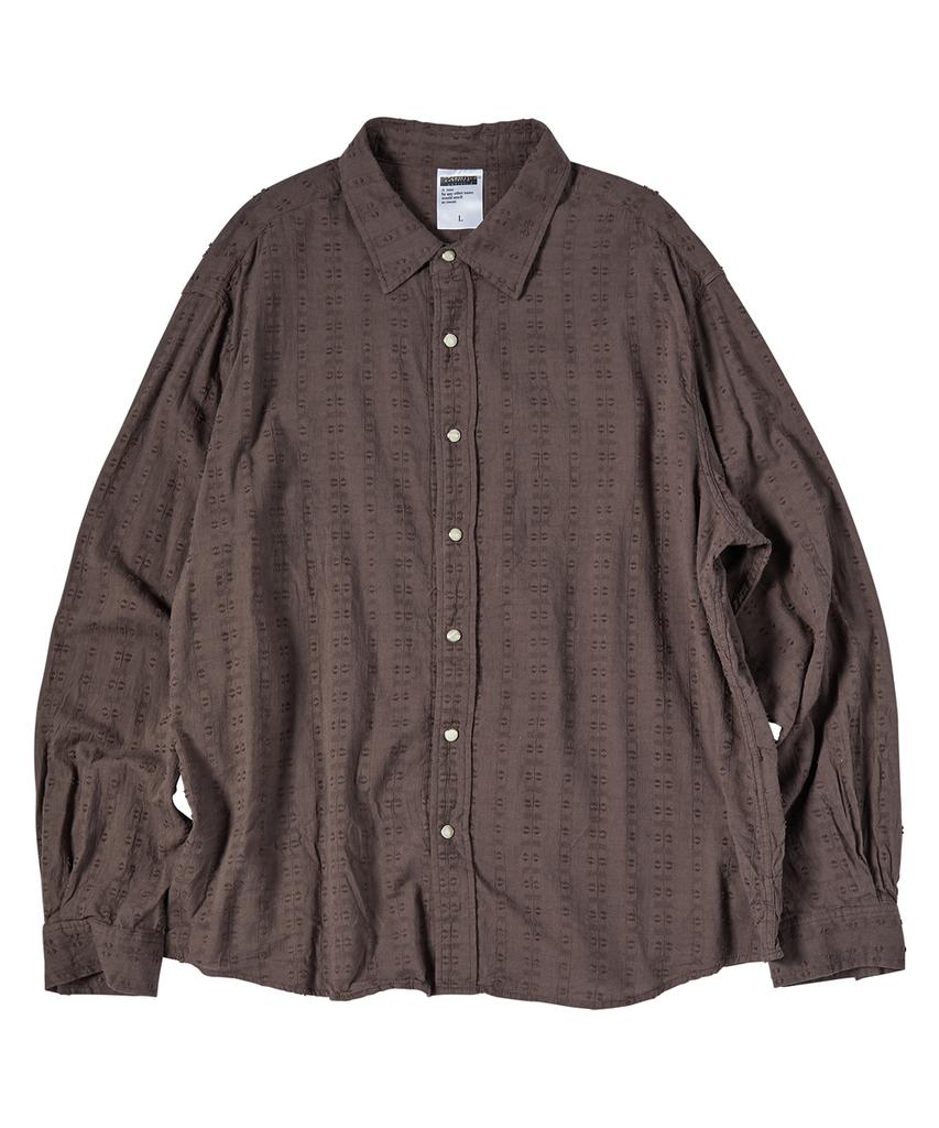 Eontaiteulseoul Dk Eyelet Shirt Brown