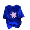Women's White Printed Short-Sleeve T-Shirt, Summer 2025, New Loose Plus Size Half-Sleeve Design