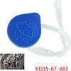 Car Windshield Wiper Washer Fluid Reservoir Tank Bottle Cap Cover KD3567483 Fit for Mazda CX-5 6 Atenza GJ GL(with Rope)
