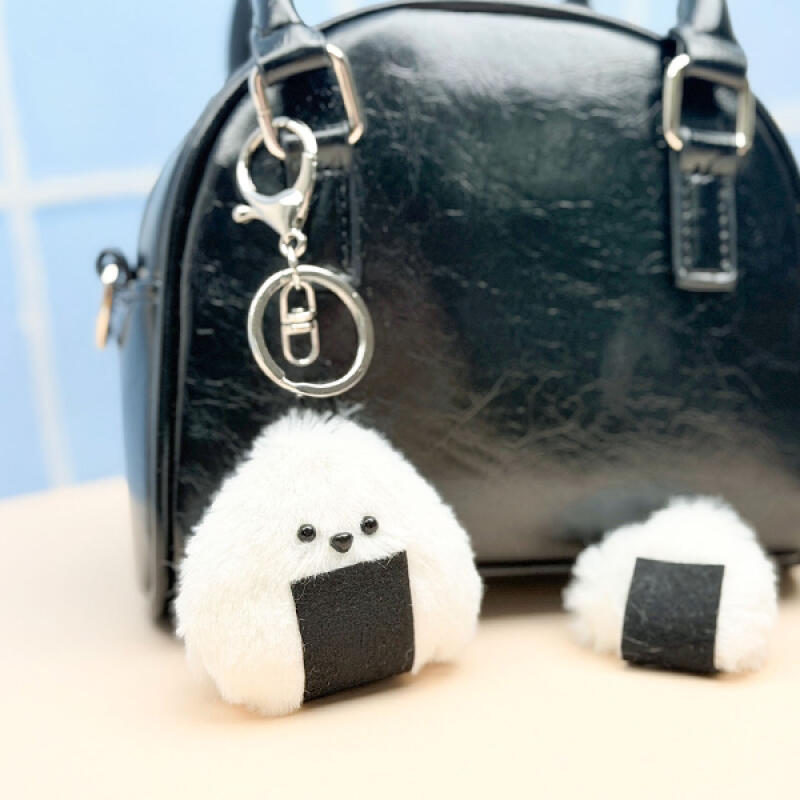 Making a Soft Rice Ball Keychain Doll - 1-person Set