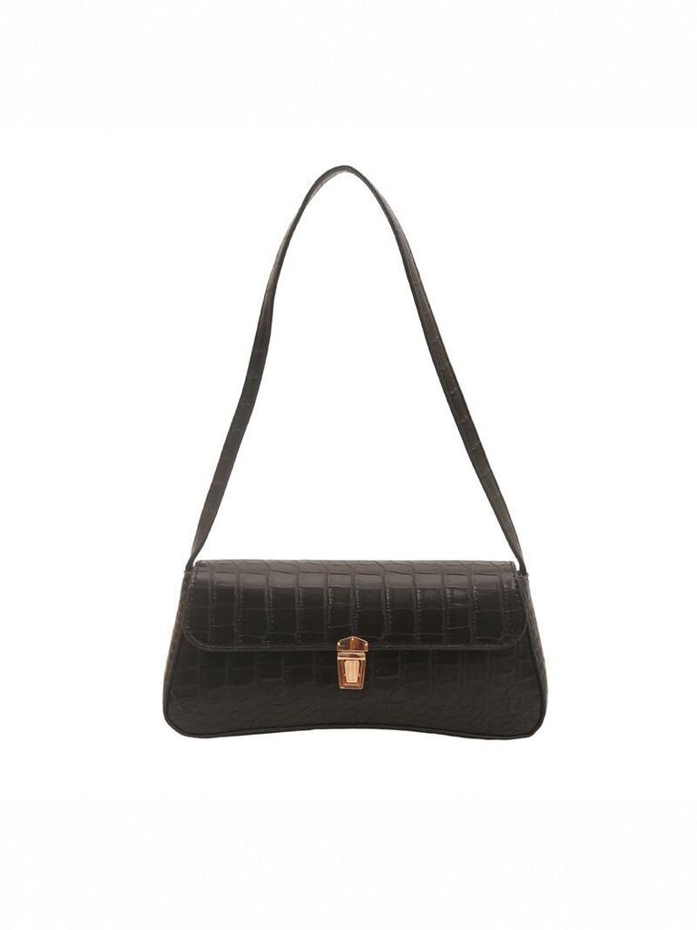 2026 Women's Retro Crocodile Pattern Versatile Small Square Crossbody Bag