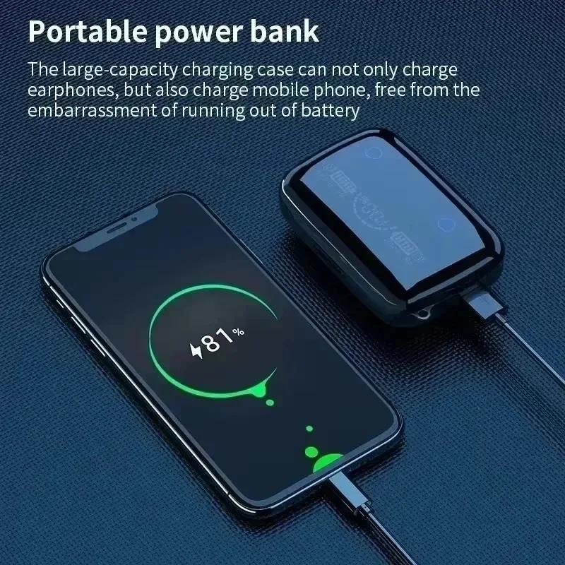 Xiaomi New Earbuds TWS Earphone M19 Intelligente Touch Control Wireless Bluetooth-compatible Headphones Waterproof LED Display With Mic