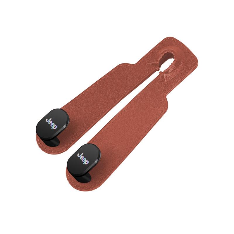 Car Headrest Hook Hanger Seat Back Double Hooks Organizer For Jeep Grand Cherokee Wrangler JK Gladiator Compass Renegade Avenger
