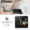 SUTENI For iPhone 17 Pro Case PU Leather Wallet Stand Magnetic Closing Phone Cover