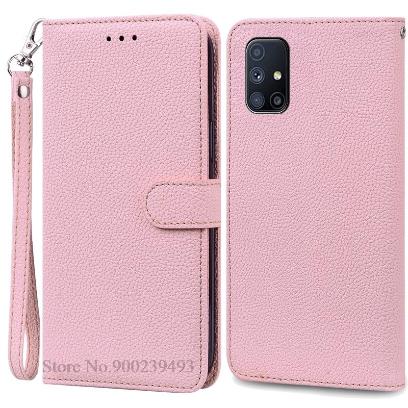 For Samsung M51 Case Soft Silicone Wallet Leather Flip Case For Samsung Galaxy M51 Case M 51 Stand Book Cover Coque Fundas