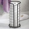 Elegant Floor Standing Tissue Rack Iron Kitchen Roll Paper Holder Space Saving for Modern Decoration