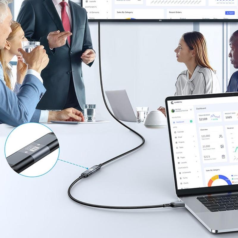 HDTV 2.1 Female Adapter 8K@60Hz Resolution Video Transmission 48Gbps Speed Signal For Monitor Streaming Device