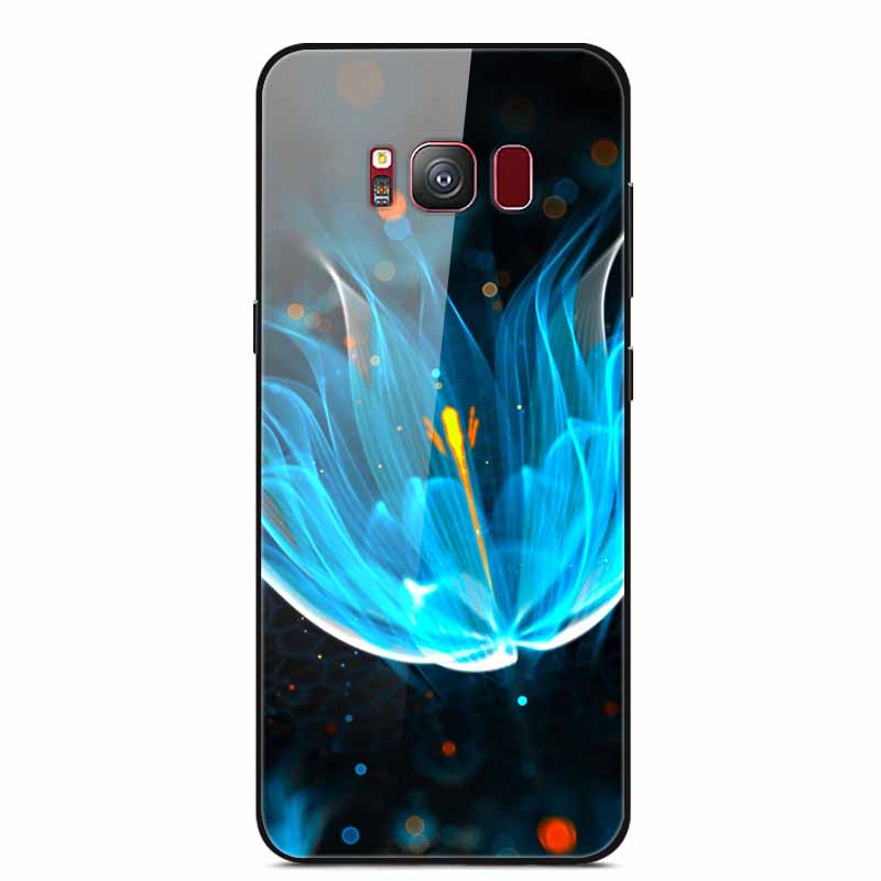 Glass Back Cover For Samsung S8 Plus Phone Case S8Plus Hard Tempered Glass Case For Samsung Galaxy S8 Plus Case S 8 Soft Edge