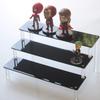 Acrylic Stage Collection Acrylic Tamashii Stage Figure Shelf Figure Assembled Stand 3 Case, Display, Accessories, Collection, (Black, Tiers)