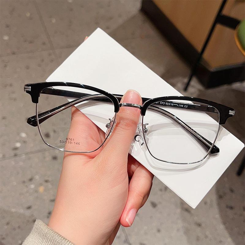 Модная и красивая мужская деловая оправа для очков в стиле ретро для бровей может быть — фото 4