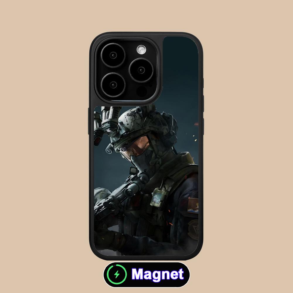 Game Delta Force Matte Surface Magsafe Mobile Phone Case for iPhone 17 16 15 14 13 12 11 Air Pro Max Plus Colorful Cover